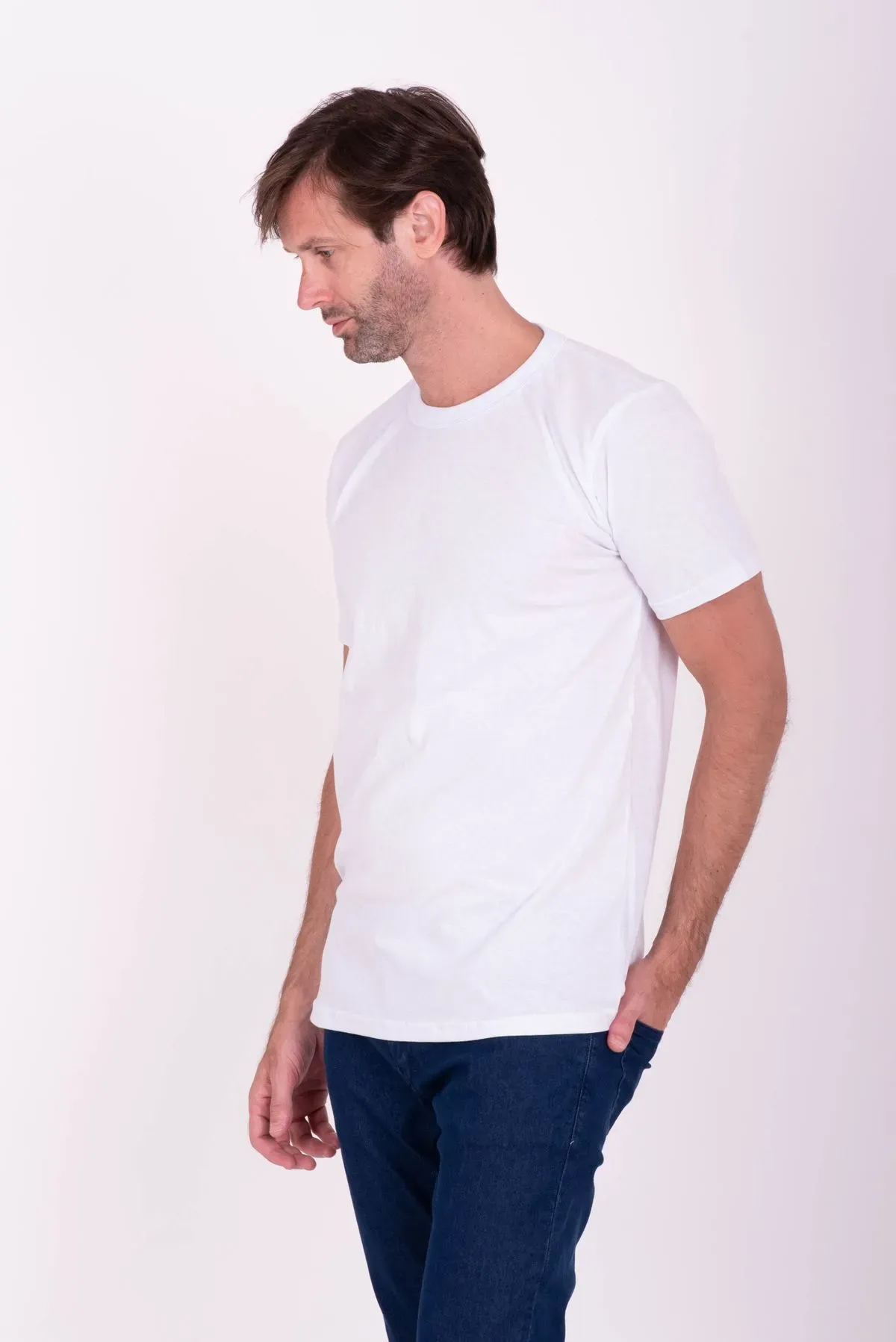 T-shirt i ekologisk bomull, vit