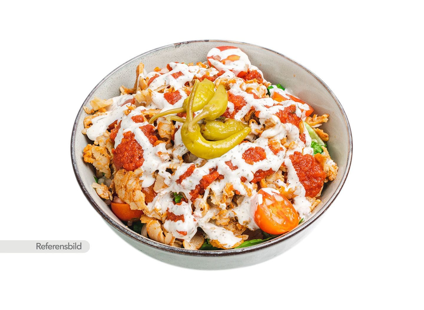 Kycklingkebab Salladstallrik Stor
