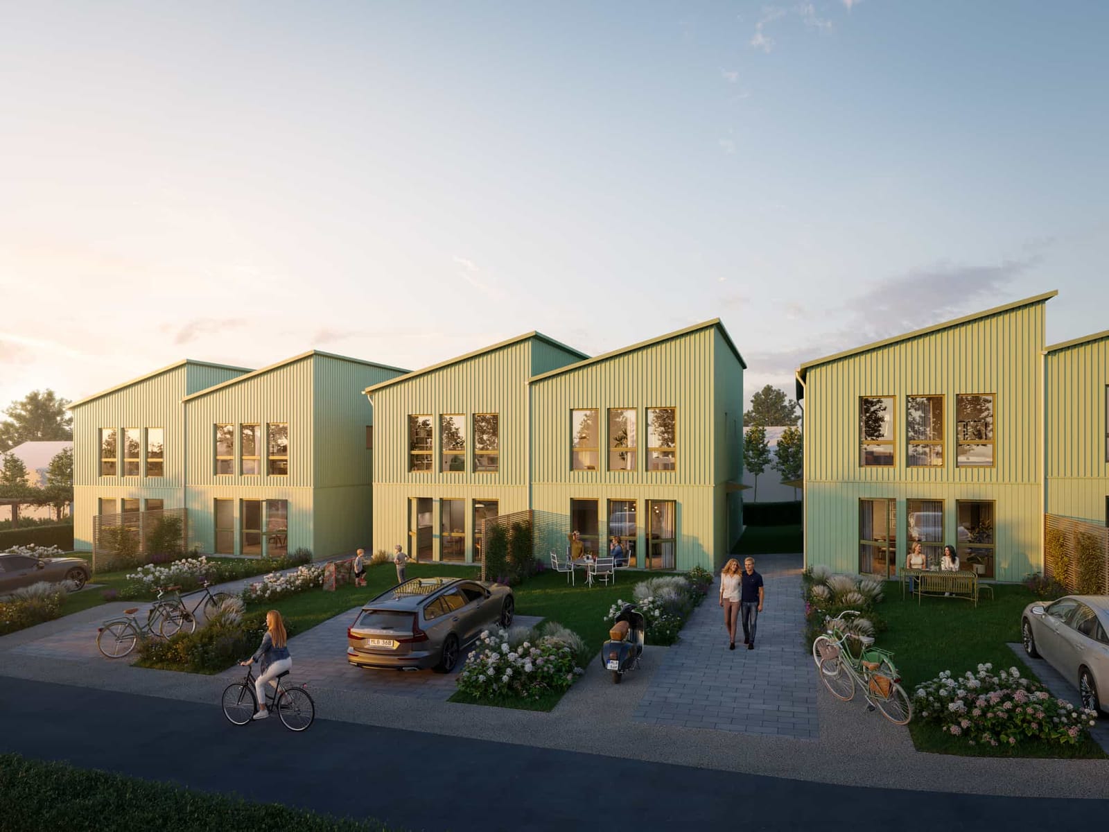 Fagnes säljstartar i Kävlinge-12 bostadsrättsradhus i natursköna stadsdelen Rinnebäck.