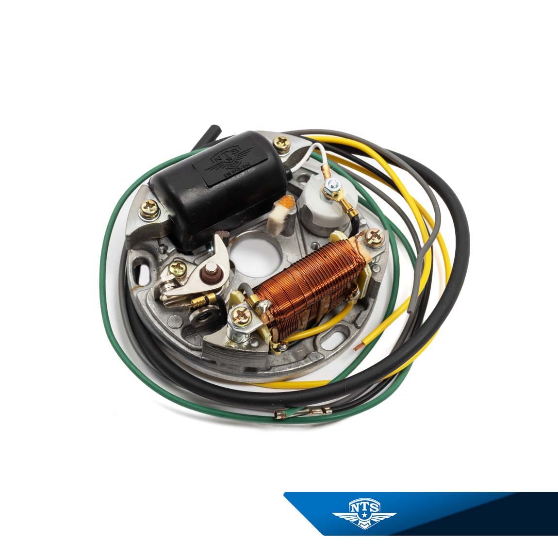 Stator 6 volt, 15/5-3 watt. För Bosch tändsystem.