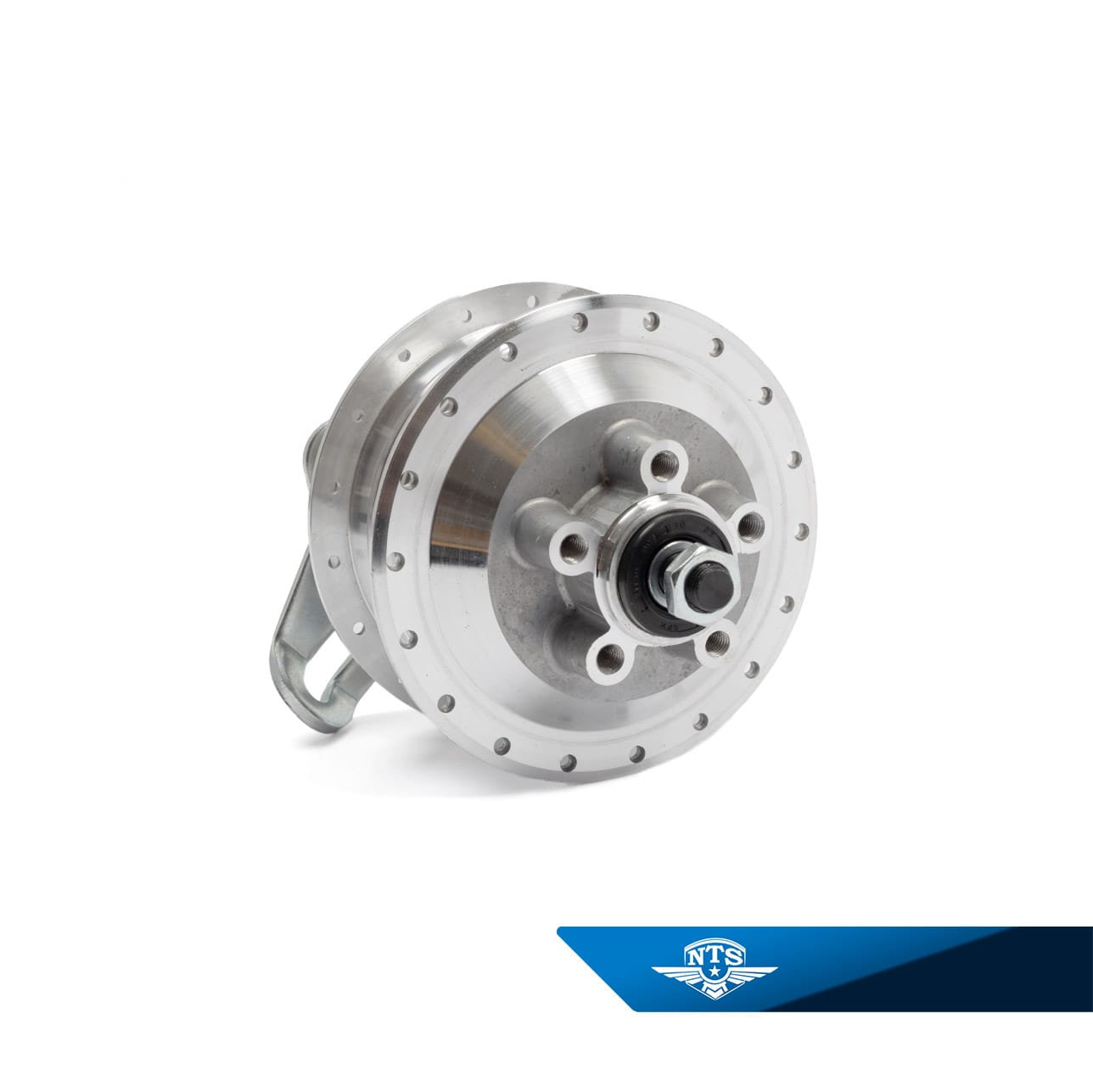 Baknav Monark & Crescent, med 3-växlad motor. Leleu 100mm nav.