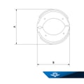 Bromsbackar Grimeca, 105x20mm. Mustang, Monark & Crescent m.fl.