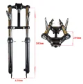 Framgaffel EBR Puch Maxi / Mustang Cross. Svart modell.