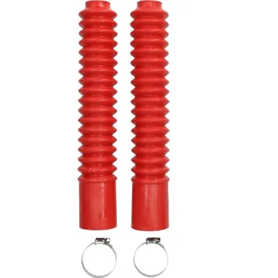 Gummibälg framgaffel Röd 340mm Honda MT50 / MT80