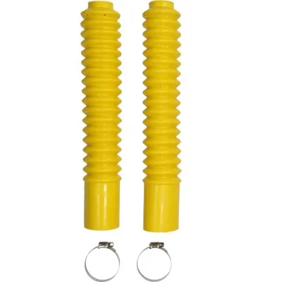 Gummibälg framgaffel Gul 340mm Honda MT50 / MT80