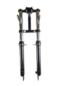 Framgaffel EBR Puch Maxi / Mustang Cross. Svart modell.