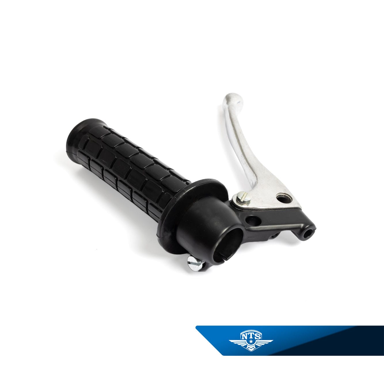Kopplingshandtag svart. Arm i massiv aluminium med kula. NTS-101B.4. Svart/KSZ2.