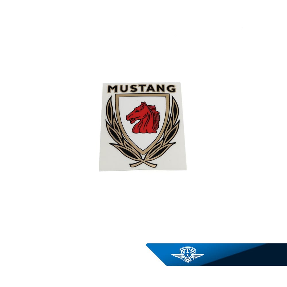 Mustang tankdekal och under sadel
