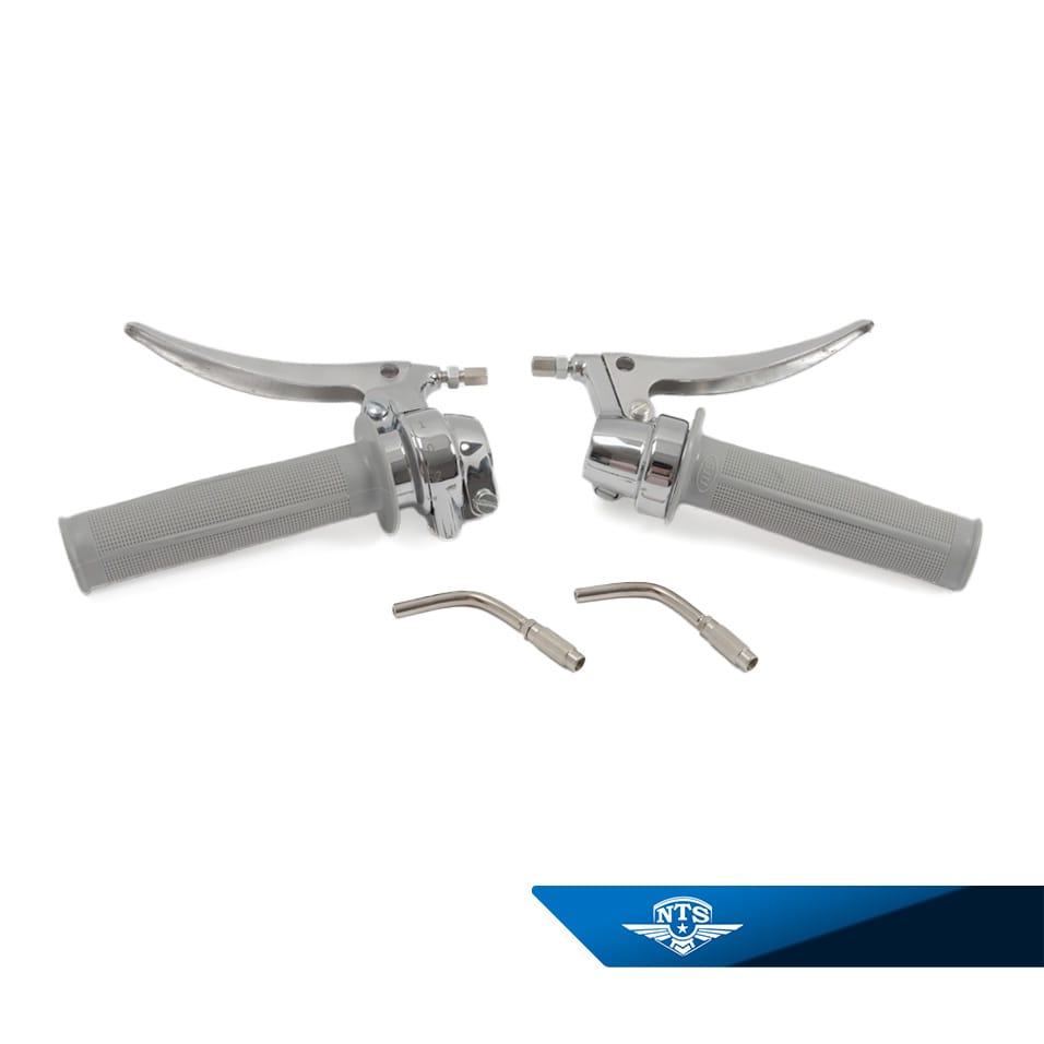 Reglagesats, Gas NTS-243 & 2-Växelhandtag NTS-643 Krom/KS