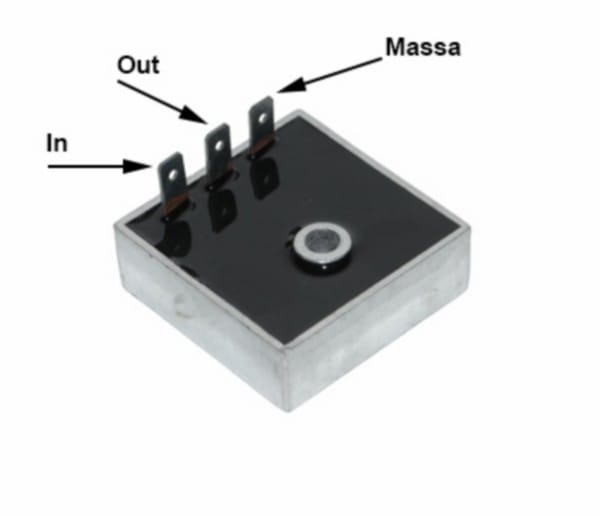 Voltregulator 12 volt, universal.