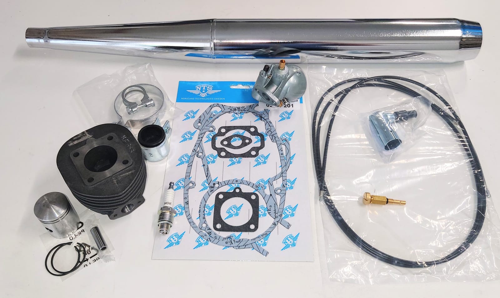Trimkit ILO G50 Piano, portad 54cc cylinder. NTS cylinder.