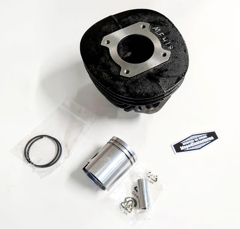Portad Cylinder Victoria EM50 & Zweirad Union. Med 40mm kolv. Fartvindskyld.