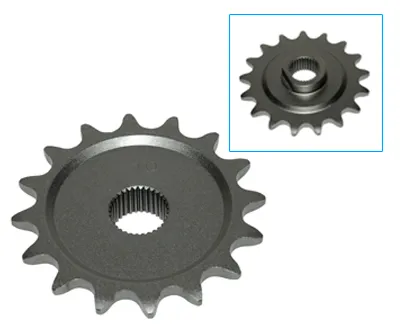 Framdrev Zundapp 4 & 5-växlad, 16 kugg. Stora splines.