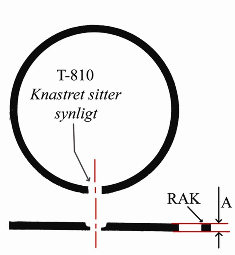 Kolvringar 39x2 mm (810 ) (2 st i sats )