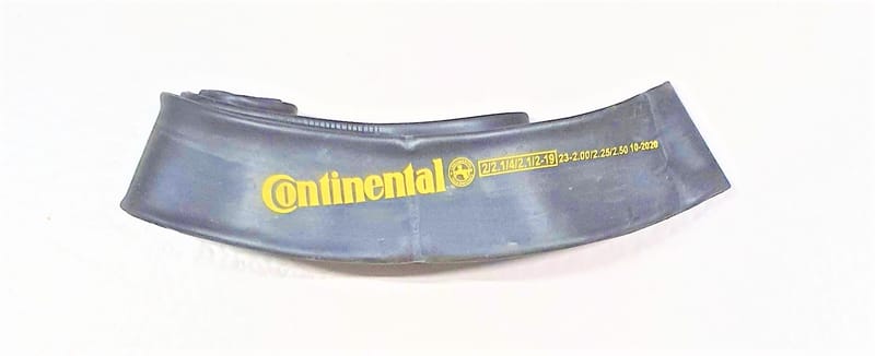 Innerslang Continental. Rak ventil. 2,00-19, 2,25-19 & 2,50-19.