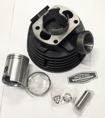 Portad Sachs 60cc cylinder. Med 41mm kolv, fartvindskyld. Ø=119mm.