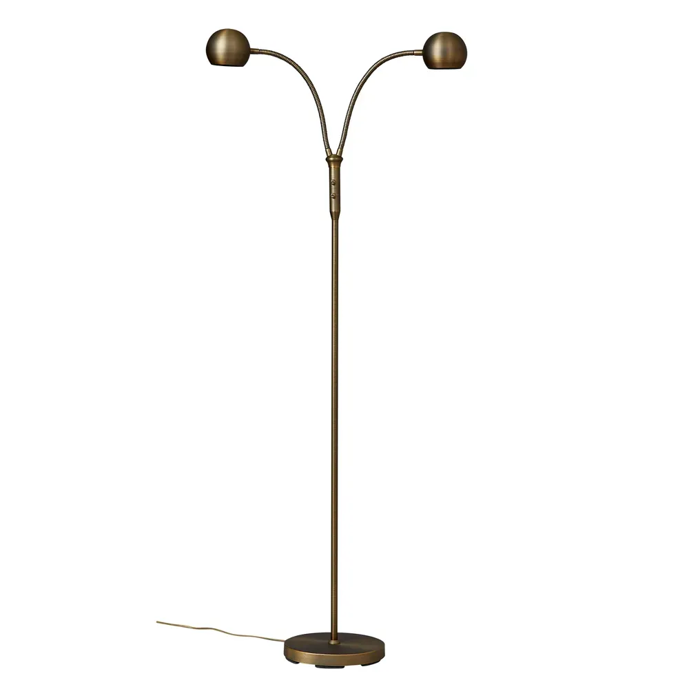 Fladen golvlampa 2 armar