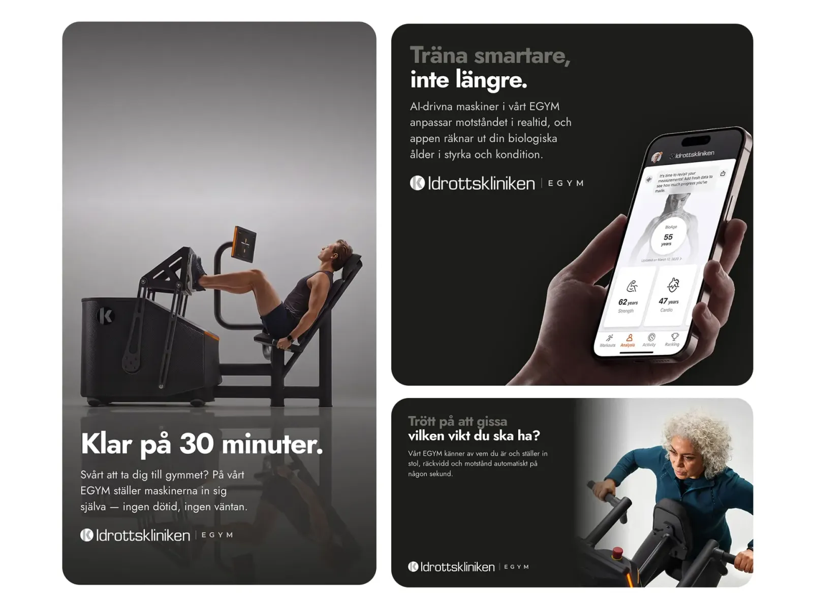 Kampanj Idrottskliniken EGYM
