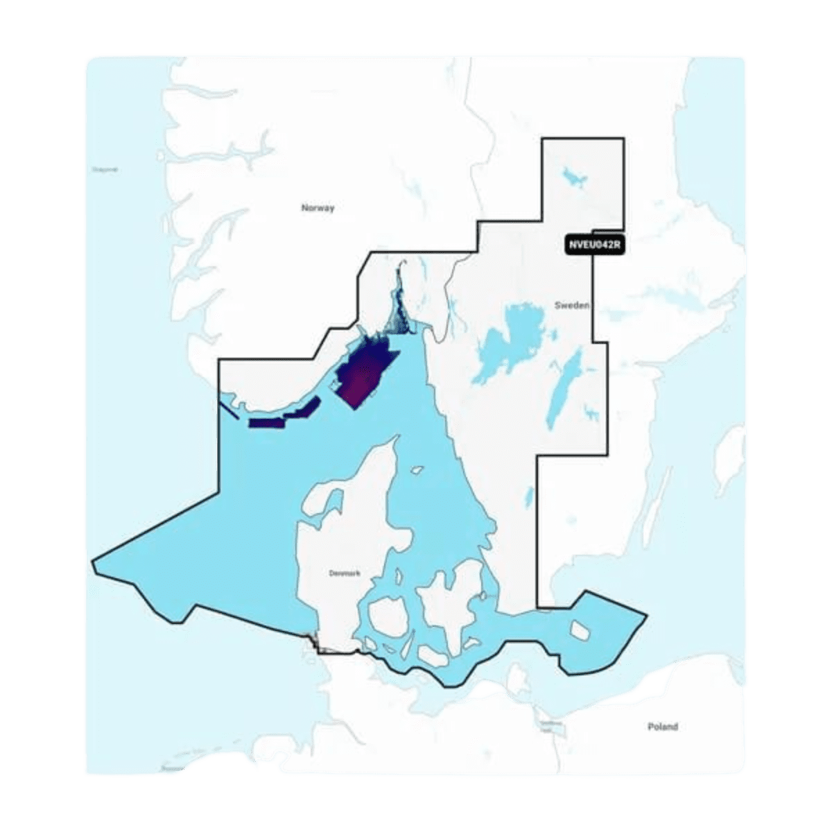 Navionics Marina Sjökort - Oslo till Trelleborg