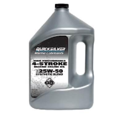 QUICKSILVER 4-Taktsolja 25W50 Utombordare 4L Verado