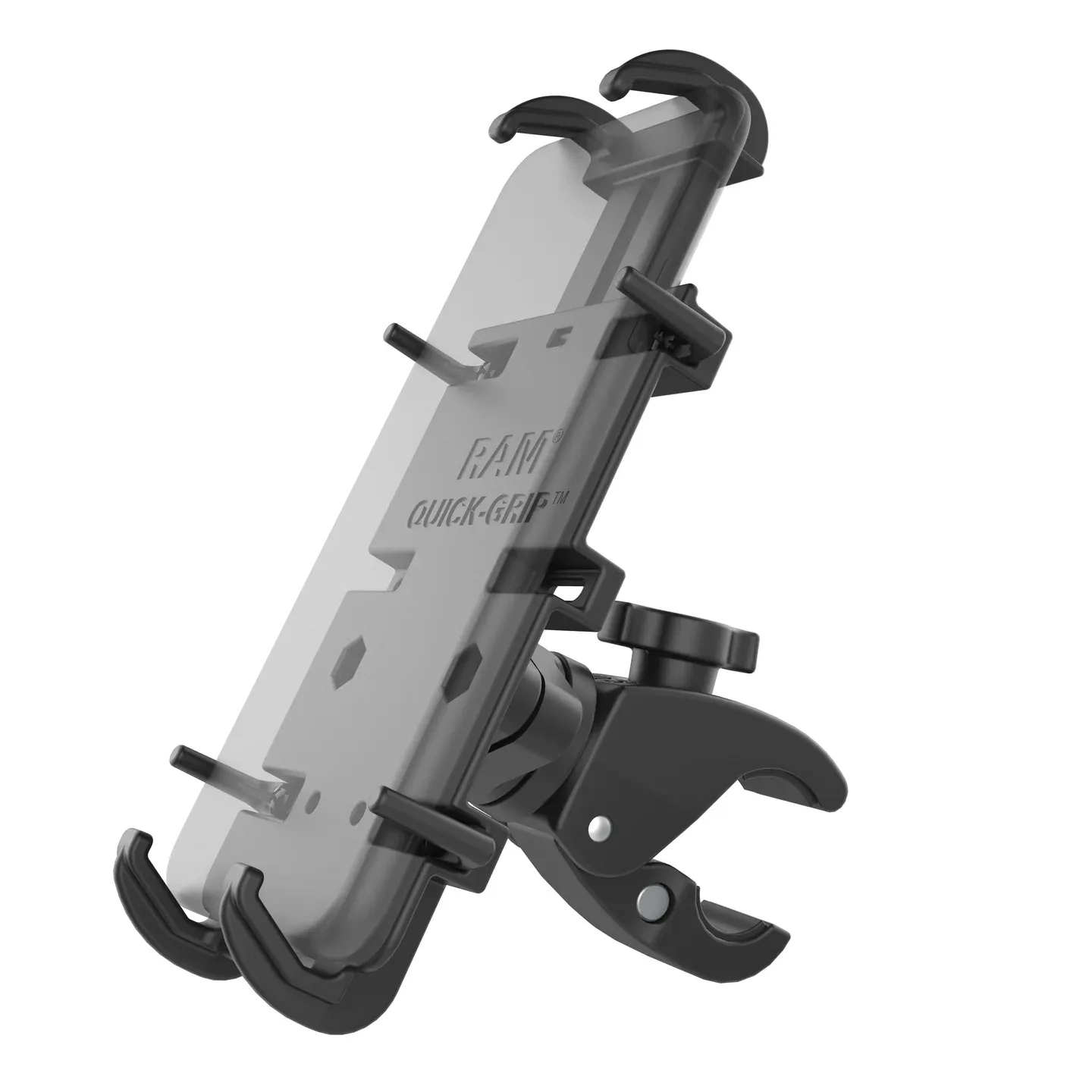RAM quick grip phone holder for larger devices lox profile