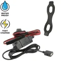 RAM® Quick-Grip™ vattentät trådlös laddning för styre (B-kula) - 5