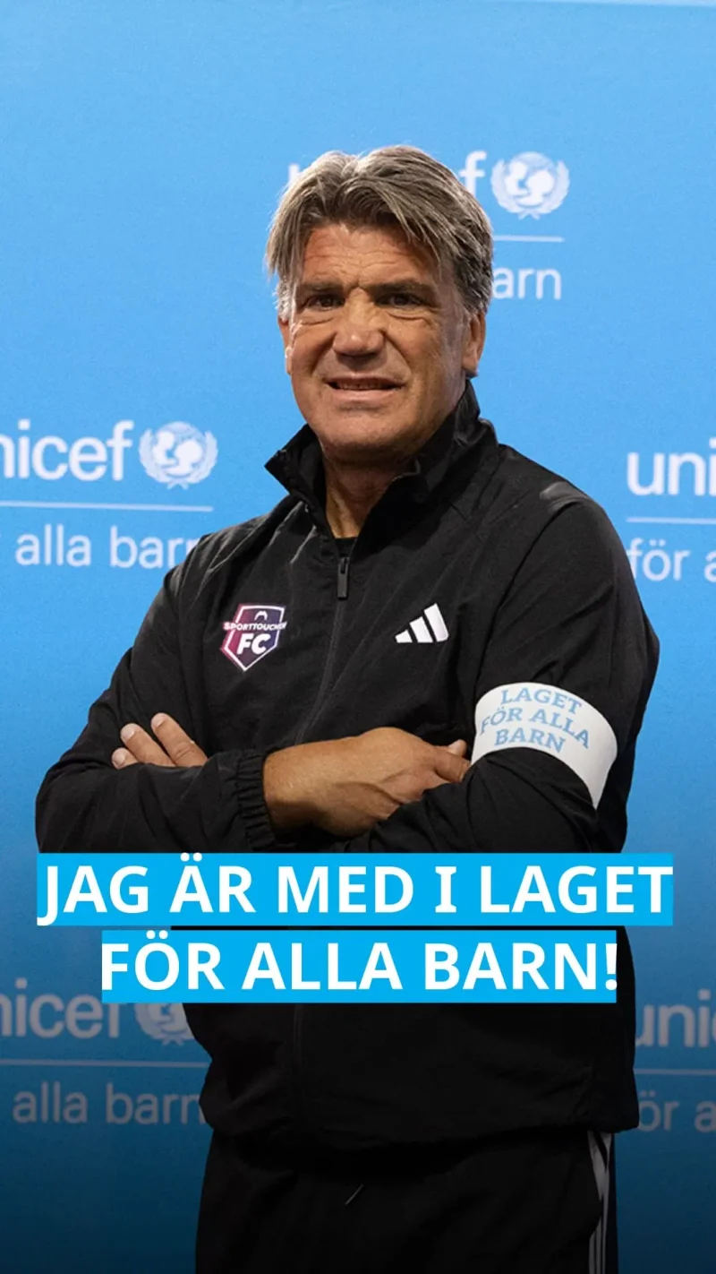 Bosse Andersson för Laget för alla barn och UNICEF