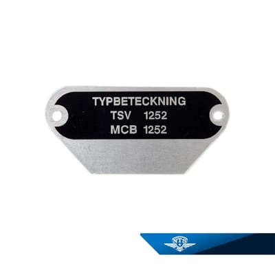 Typskylt Monark & Crescent 1252, säljs styckvis.