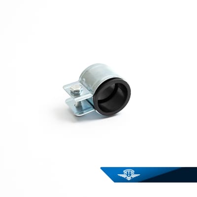 Ljuddämparklammer, främre, med gummi, 28mm.