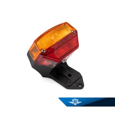 Baklykta Kvalite Komplett Röd/Orange NTS- 248 för Puch/Kreidler/Zündapp m.fl.