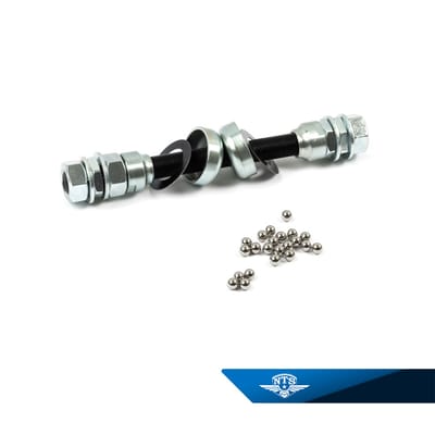 Reparationssats framnav, Union 100mm nav. Axel M12x155mm.