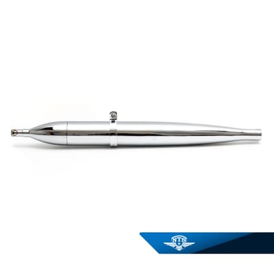 Ljuddämpare Tempo/DBS, 28mm. Passar även 1960-tals mopeder.