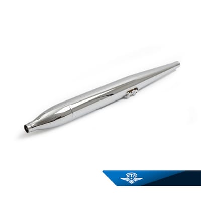 Ljuddämpare med fäste, 26mm. Zweirad Union & Victoria.