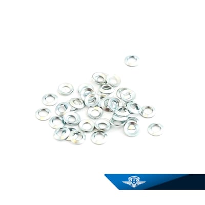 Bricka till 5,0mm ekernippel. 40st/sats.