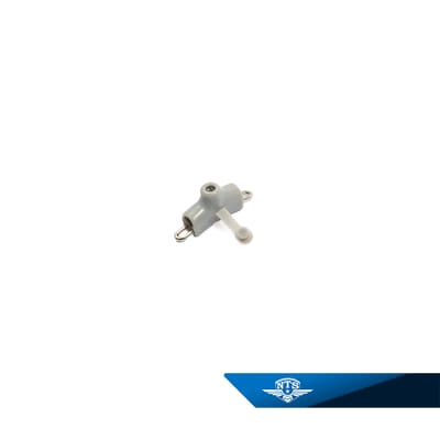 Smörjnippel för wire, grå.