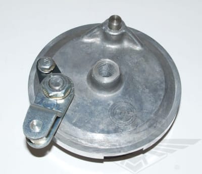 Bromssköld bak, Monark & Crescent med Leleu 100mm-nav.