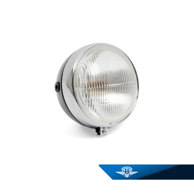 Framlyse universal, svart. Komplett.