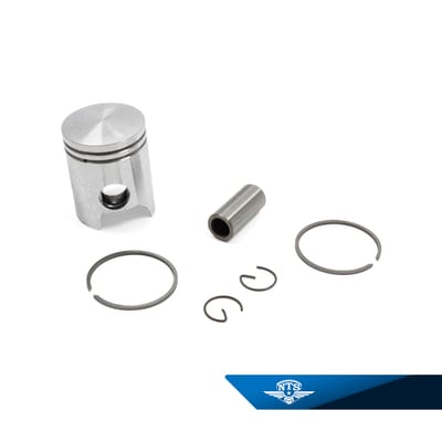 Kolv Sachs 50S & 501. Till gjutjärnscylinder, kolv 38mm, 14mm kolvbult.