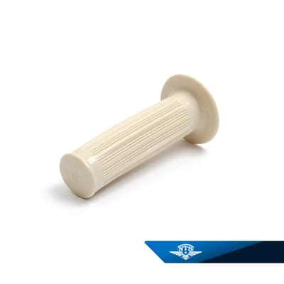 Gummihandtag elfenbenvit. Diameter 23mm, (24) längd 100mm. NTS-240/KE.