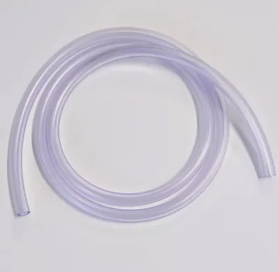 Bensinslang silikon, transparent, 1 meter, 5x8mm.