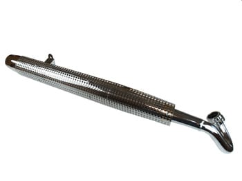 Avgassystem Zundapp GS50/Cross. 36mm, open-flow. Levereras utan avgasmutter.