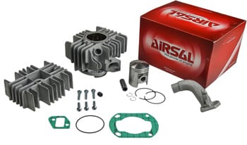 Cylinderkit Sachs 504 & 505. 65cc med 43,5mm kolv. Komplett med insugningsrör. Airsal.