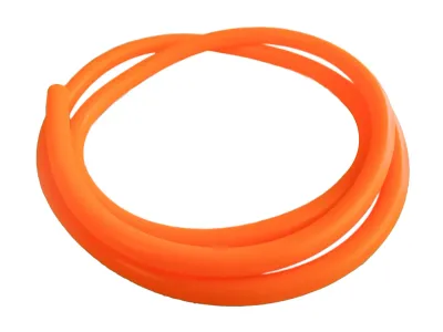 Bensinslang 5x8mm. Neonorange, 1 meter.