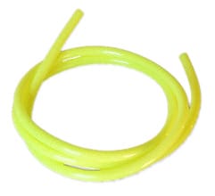 Bensinslang 5x8mm. Neongul, 1 meter.