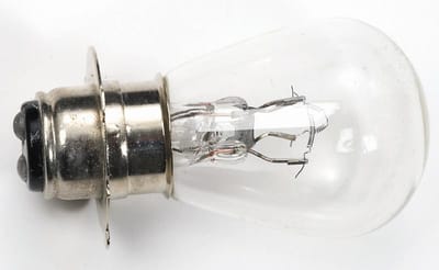 Glödlampa (RP30) 6 volt, 25/25 watt.