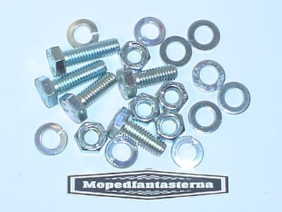 Bultsats Pakethållare & Bakskärm Crescent Compact