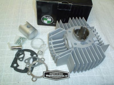 Cylinder Puch Monza m.fl. 40mm kolv, 60cc. Nikasil. Från NC Motorparts.