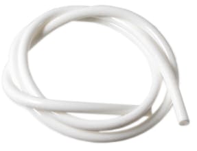 Bensinslang 5x8mm. Vit, 1 meter.