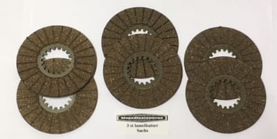 Lamellsats 3-pack Sachs 3,9mm, totalt 6 lameller.