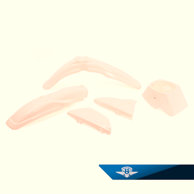 Kåpsats Yamaha DT50MX/DT80MX, offwhite..